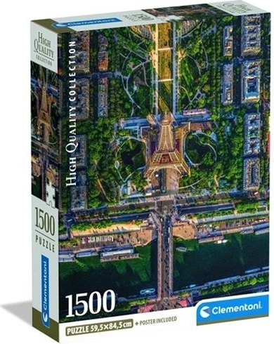 Clementoni puzzle Flying Over Paris 1500 pieces