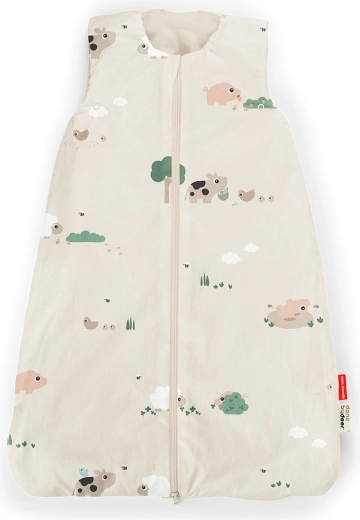 Done by Deer Tiny farm sleeping bag, sand, 70 cm, TOG 2.5