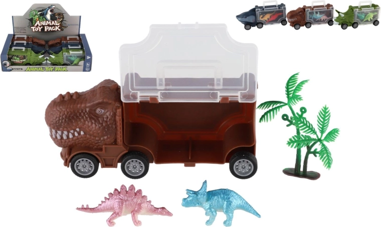 Dinosaur Truck with Accessories 16 × 7 cm