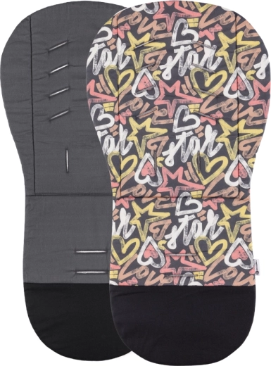 Petite&Mars stroller liner Foamy Urban Love