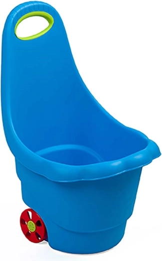 Bērnu daudzfunkcionālie ratiņi BAYO Sedmikrāska 60 cm zilā krāsā