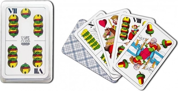 Divgalvju mariāšs kārtis – rūtis