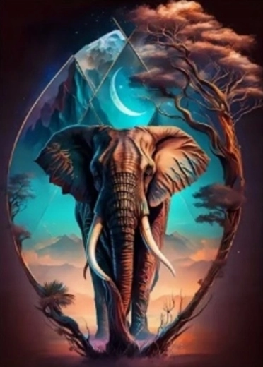Diamond Painting African Gem 30 × 40 cm