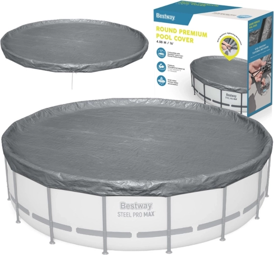 Bestway premium cover for round pool 4.88 m