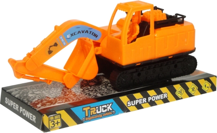 Construction vehicle – tracked excavator for kids