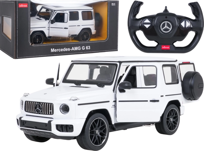 Remote-controlled Mercedes-AMG G 63 RASTAR car, black, 1:14