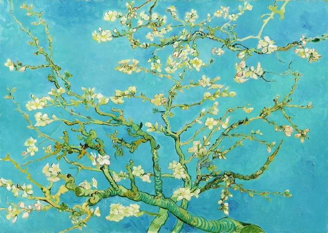 Puzle Vincent van Gogh – Mandeļkoka zars, 1000 gab.