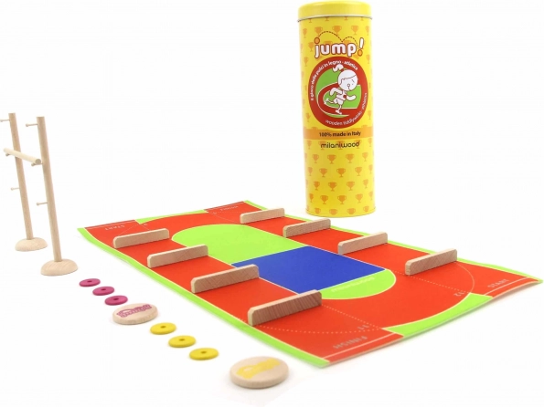 Milaniwood Lēciens! koka galda vieglatlētikas spēle