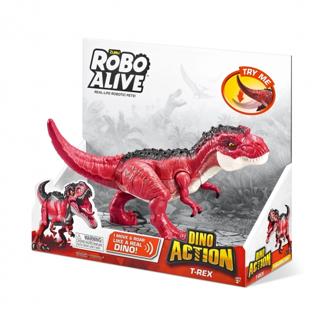 Robo Alive dinozaurs T‑Rex darbībā