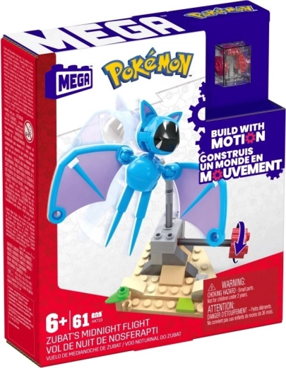 Plastic Construction Set MEGA Pokémon Night Flight Zubat
