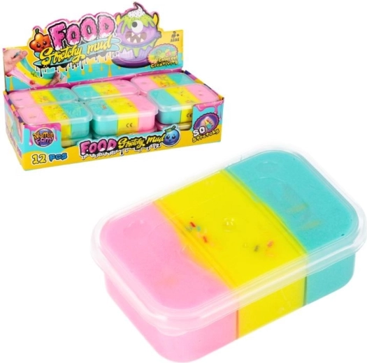 Three-color modeling slime in a practical case