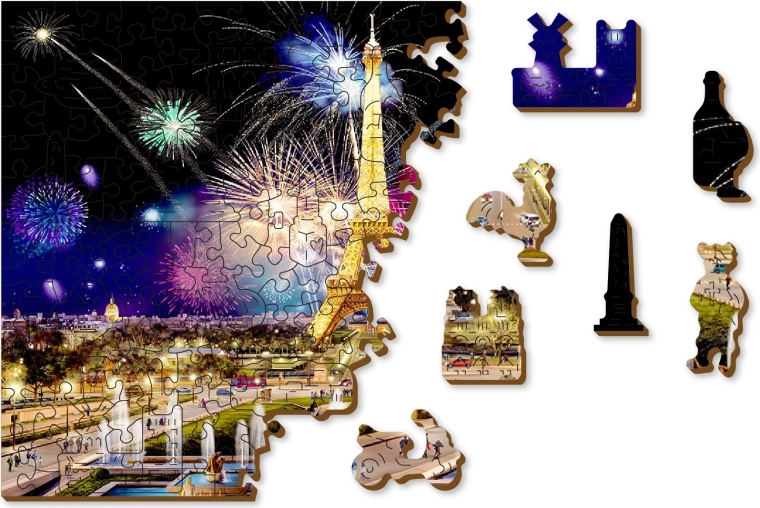 Premium koka gabali ar unikālām formām