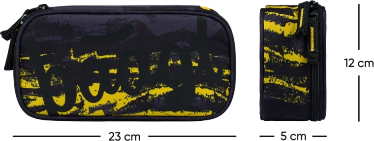 Dizaina penālis un praktisks maisiņš komplektā