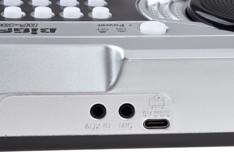 Dziediet un spēlējiet ar AUX IN un mikrofonu