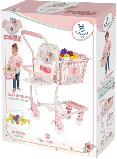 2 vienā: braucamie ratiņi un rokas grozs