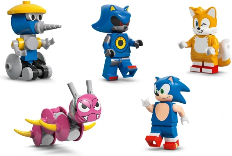 Five characters from the world of SONIC