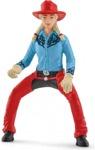 Detailed cowgirl figure