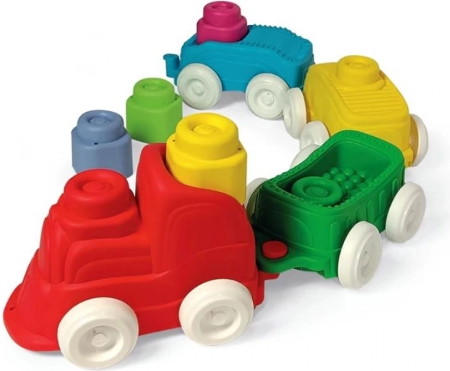 Mīksti klucīši sensoro prasmju attīstībai