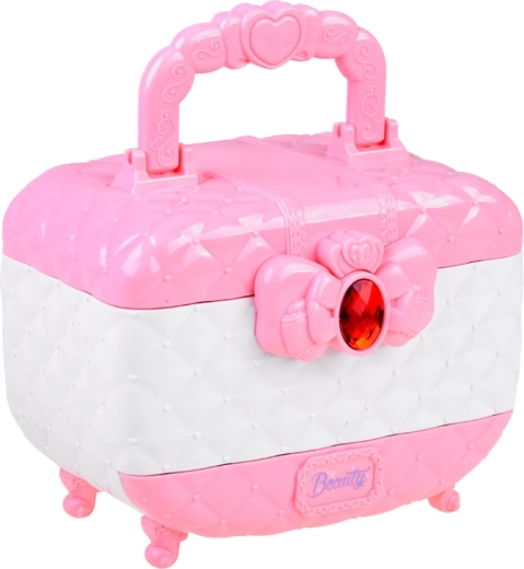 Stilīgs koferītis ar rokturi un spogulīti