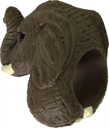 Reālistiska ziloņa galva