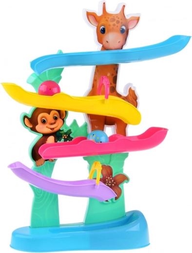 Animal and drum sounds at the end of the ride
