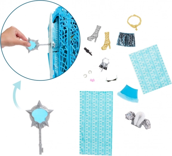 Burvju atslēga ar lupu noslēpumu atklāšanai