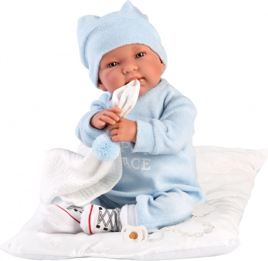 Mīkstiņš ar bumbiņu mierināšanai