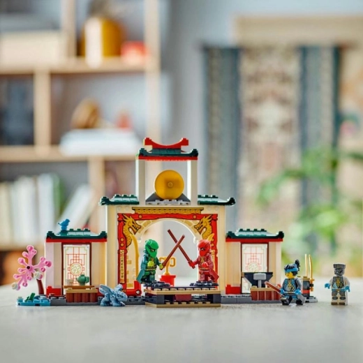 NINJAGO varoņi un bagātīgi piederumi