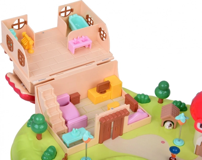 Bagātīgi aprīkotas istabas un rotaļu aina