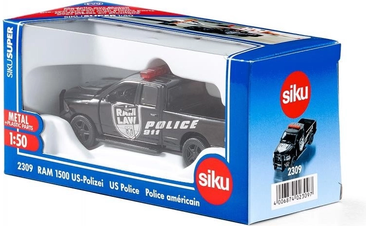 Metāla izpildījums ar policijas apdruku