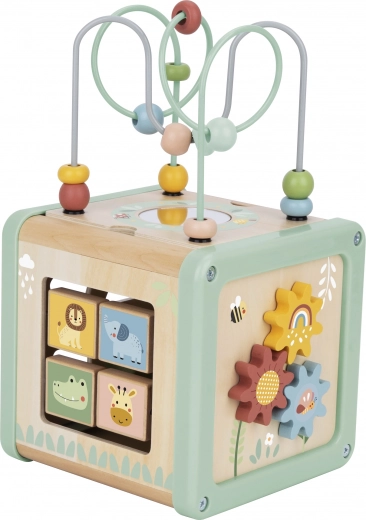 Formu šķirotājs un griežami klucīši ar dzīvniekiem