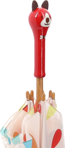 Ērts koka rokturis dzīvnieciņa formā