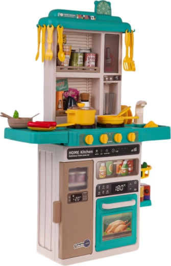 Reālistiska gatavošana ar gaismām, skaņām un tvaiku