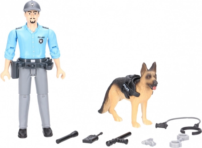 Kustīga policista figūriņa