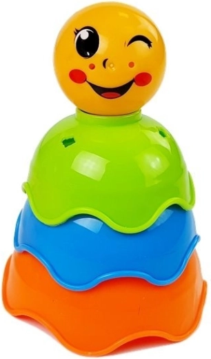 Jautras krāsas un smaids augšpusē