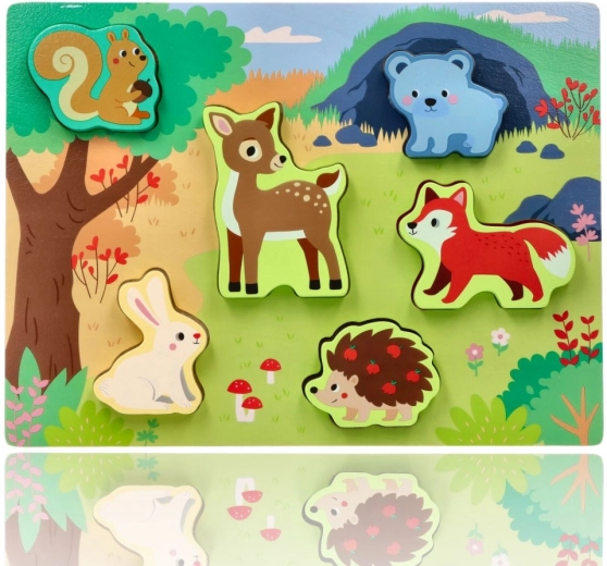 Krāsaini meža dzīvnieki, kas aizrauj bērnus