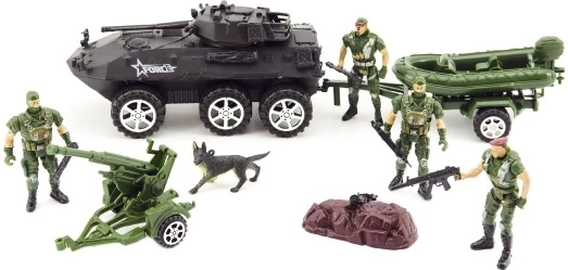 Transportlīdzeklis, lielgabals un laiva reālistiskām misijām