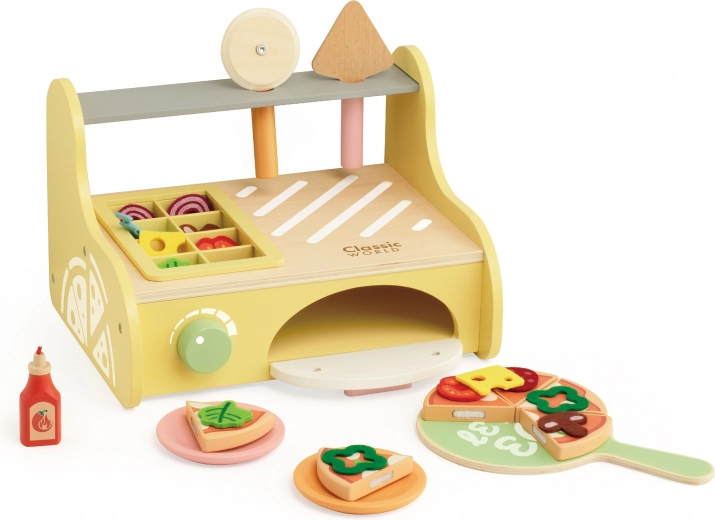Realistic oven with controls