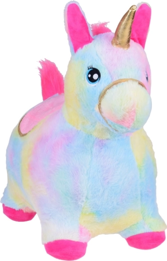 Maigs plīša pārvalks varavīksnes krāsās