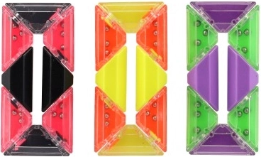 Trīs košas krāsas