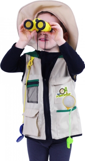 Ērta veste ar kabatām un cepure