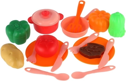 Rich accessories for pretend cooking