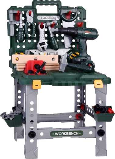 Reālistisks darba galds mazajiem meistariem