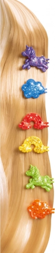7 colorful hair clips