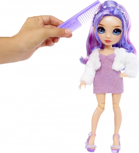 Long purple hair for endless hairstyles