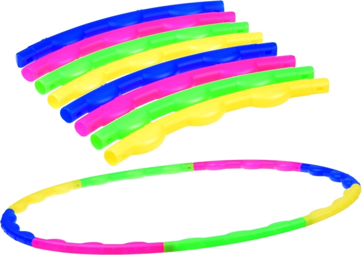 Hula hops izklaidei un ķermeņa centra stiprināšanai