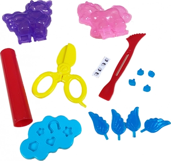 Bagātīgs piederumu komplekts vieglai veidošanai