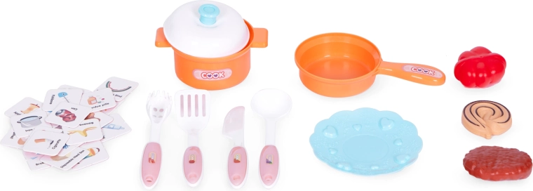 10 piederumi un mācību puzle