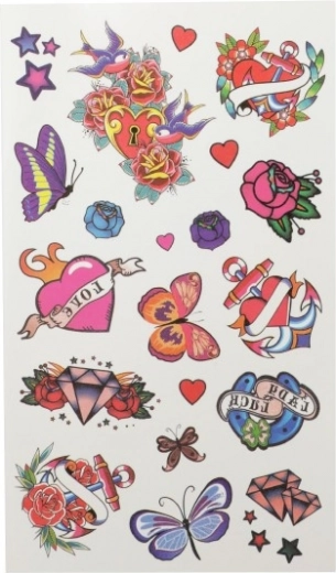 Koši pagaidu tetovējumi jebkuram notikumam