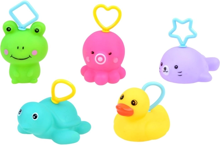 Colorful rubber animals